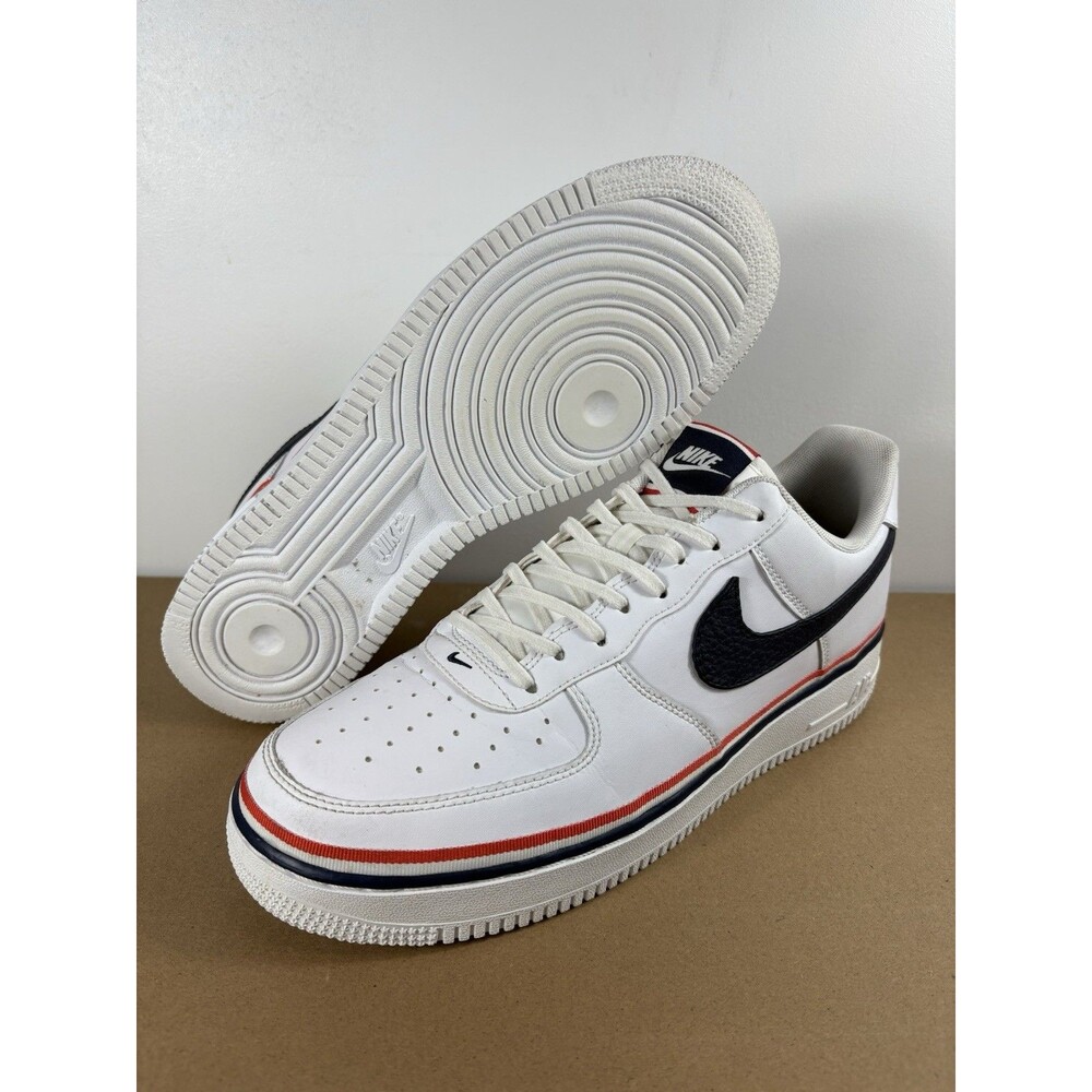 NIKE Air Force 1 Low USA Ribbon Red White Blue CJ1377-100 Men’s Size 11 (A-3)